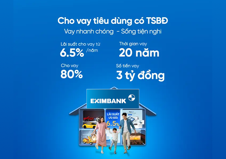Eximbank hỗ trợ vay mua bất động sản dễ dàng