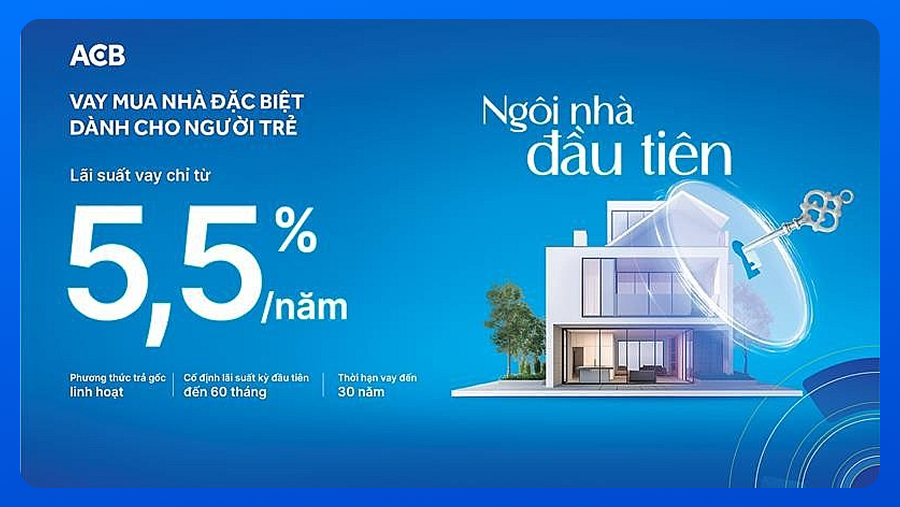 ACB giải pháp vay mua bất động sản hiệu quả