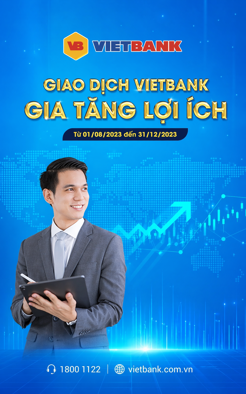 Vietbank tái tài trợ, mở rộng dư địa tài chính